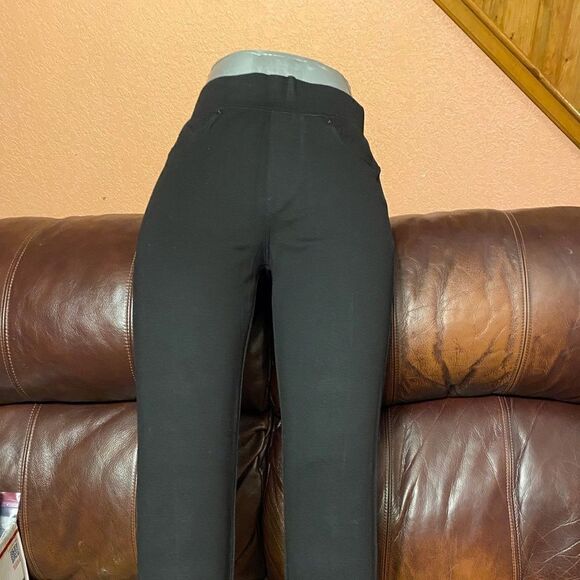 Seven7 Ponte Knit Skinny Leg Black Pants Small - Picture 7 of 15